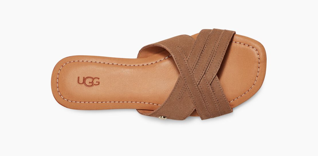 UGG Womens Kenleigh Slide - Chestnut
