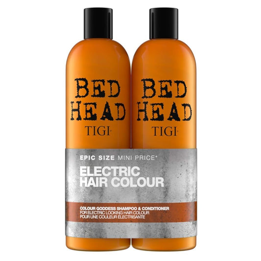 Bed Head By TIGI Colour Goddess Shampoo And Conditioner For Coloured Hair 25.35 Fl Oz 2 Count, Clean