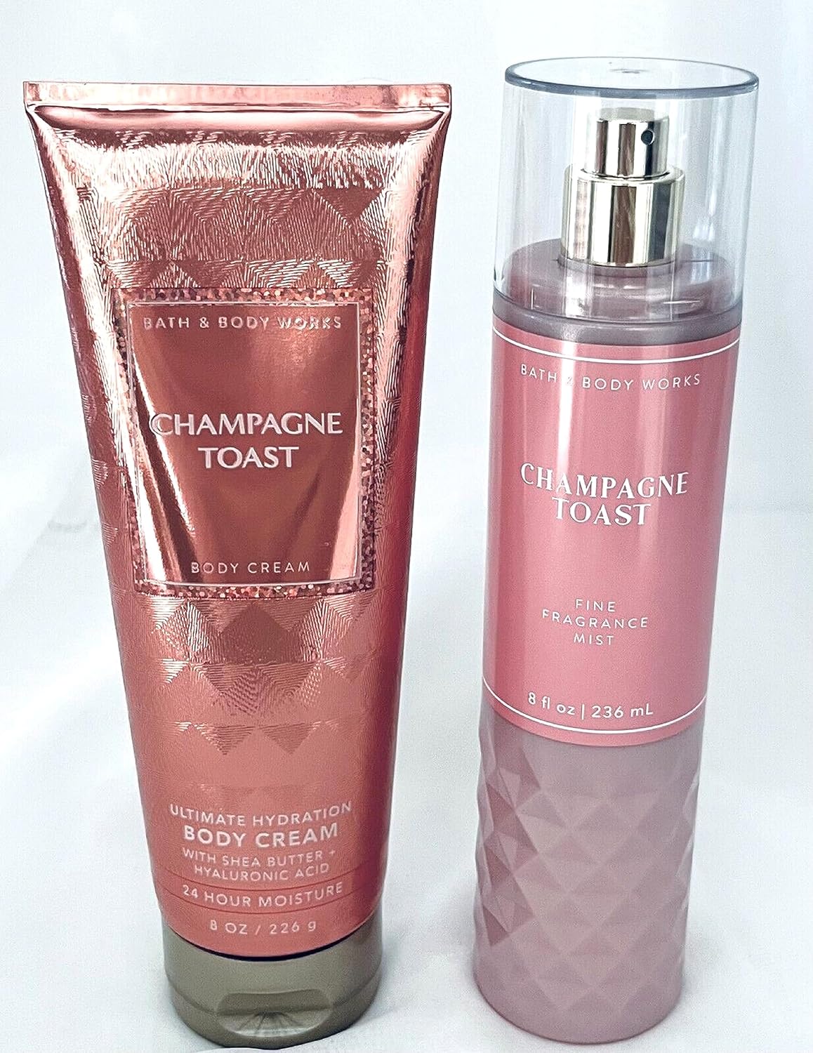 Bath and Body Works - Champagne Toast - Fine Fragrance Mist and Ultra Shea Body Cream - Full Size Ð2019