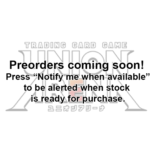 Union Arena Card Game: Bleach: Thousand-Year Blood War: Booster Display